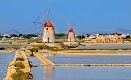 Les salines de Trapani, Sicile, Italie