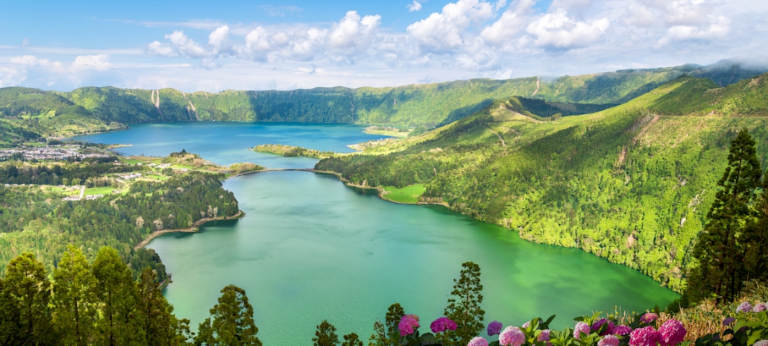 Lacs de Sete Cidades (Ponta Delgada), São Miguel, Açores, Portugal